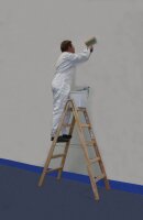 KRAUSE Stehleiter beidseitig STABILO natur 2x 5 Sprossen,...