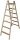 KRAUSE Stehleiter beidseitig STABILO natur 2x 6 Sprossen, H: 175,0 cm