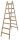 KRAUSE Stehleiter beidseitig STABILO natur 2x 7 Sprossen, H: 212,0 cm