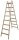 KRAUSE Stehleiter beidseitig STABILO natur 2x 8 Sprossen, H: 240,0 cm