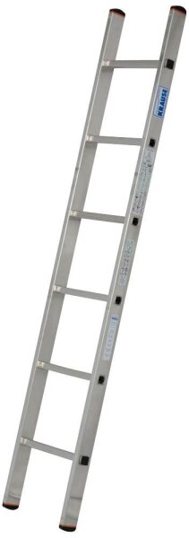 KRAUSE Anlegeleiter MONTO Sibilo silber 6 Sprossen, H: 190,0 cm