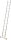 KRAUSE Anlegeleiter MONTO Sibilo silber 12 Sprossen, H: 355,0 cm
