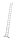 KRAUSE Anlegeleiter MONTO Sibilo silber 15 Sprossen, H: 440,0 cm