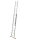 KRAUSE Schiebeleiter MONTO Fabilo silber 18 Sprossen, H: 270,0 cm