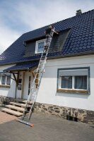KRAUSE Schiebeleiter MONTO Fabilo silber 24 Sprossen, H: 355,0 cm