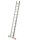 KRAUSE Schiebeleiter MONTO Fabilo silber 24 Sprossen, H: 355,0 cm