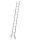 KRAUSE Schiebeleiter MONTO Fabilo silber 24 Sprossen, H: 355,0 cm