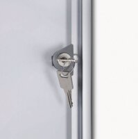 Showdown® Displays Schaukasten Economy XS silber 1x DIN A4 27,1 x 2,6 x 35,0 cm, 1 St.