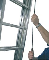 KRAUSE Schiebeleiter MONTO Robilo silber 30 Sprossen, H: 440,0 cm