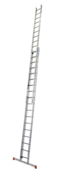 KRAUSE Schiebeleiter MONTO Robilo silber 36 Sprossen, H: 520,0 cm