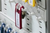 DURABLE Schlüsselanhänger KEY CLIP rot, 6 St.