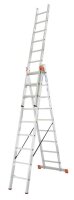 KRAUSE Vielzweckleiter MONTO Tribilo silber 3x 9...