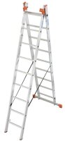 KRAUSE Vielzweckleiter MONTO Tribilo silber 3x 9...