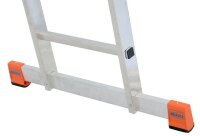 KRAUSE Vielzweckleiter MONTO Tribilo silber 3x 9 Sprossen, H: 270,0 cm
