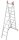 KRAUSE Vielzweckleiter MONTO Tribilo silber 3x 9 Sprossen, H: 270,0 cm