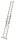 KRAUSE Vielzweckleiter MONTO Tribilo silber 3x 9 Sprossen, H: 270,0 cm