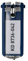 DURABLE Schlüsselanhänger KEY CLIP blau, 6 St.
