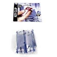 DURABLE Schlüsselanhänger KEY CLIP blau, 6 St.
