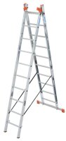 KRAUSE Vielzweckleiter MONTO Tribilo silber 3x 10...