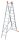 KRAUSE Vielzweckleiter MONTO Tribilo silber 3x 10 Sprossen, H: 297,0 cm