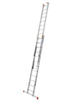 KRAUSE Vielzweckleiter MONTO Tribilo silber 3x 12 Sprossen, H: 356,0 cm