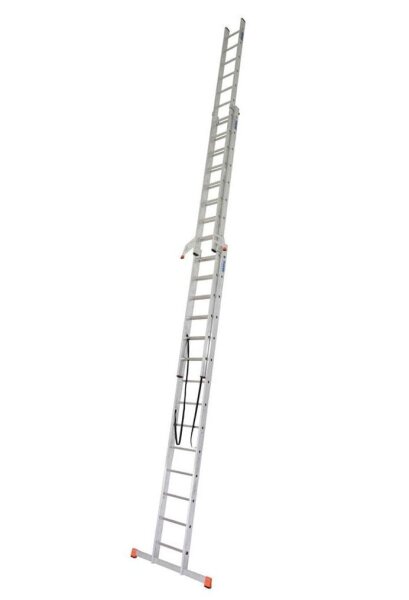 KRAUSE Vielzweckleiter MONTO Tribilo silber 3x 14 Sprossen, H: 412,0 cm