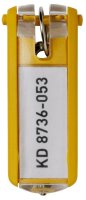 DURABLE Schlüsselanhänger KEY CLIP gelb, 6 St.