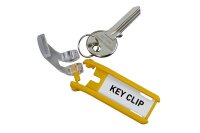 DURABLE Schlüsselanhänger KEY CLIP gelb, 6 St.