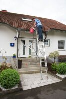 KRAUSE Vielzweckleiter MONTO Tribilo silber 3x 12 Sprossen, H: 355,0 cm