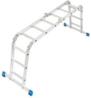 KRAUSE Gelenkleiter STABILO silber 12 Sprossen, H: 100,0 cm