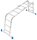 KRAUSE Gelenkleiter STABILO silber 12 Sprossen, H: 100,0 cm