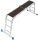 KRAUSE Gelenkleiter STABILO silber 12 Sprossen, H: 100,0 cm