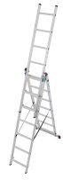 KRAUSE Vielzweckleiter CORDA silber 3x 7 Sprossen, H: 200,0 cm
