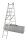 KRAUSE Vielzweckleiter CORDA silber 3x 7 Sprossen, H: 200,0 cm