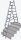 KRAUSE Vielzweckleiter CORDA silber 3x 8 Sprossen, H: 225,0 cm