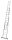 KRAUSE Vielzweckleiter CORDA silber 3x 9 Sprossen, H: 255,0 cm