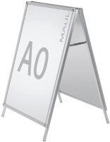 MAUL Kundenstopper public silber DIN A0 2 Fächer...