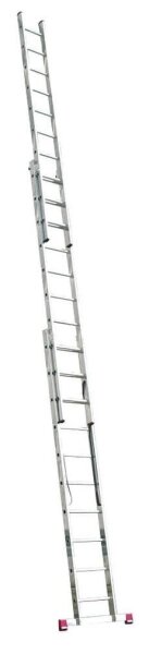 KRAUSE Vielzweckleiter CORDA silber 3x 10 Sprossen, H: 280,0 cm