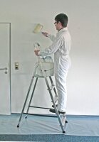 KRAUSE Stehleiter einseitig CORDA silber 5 Stufen, H:...