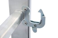 KRAUSE Vielzweckleiter CORDA silber 2x 6 Sprossen, H: 168,0 cm