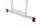 KRAUSE Vielzweckleiter CORDA silber 2x 6 Sprossen, H: 168,0 cm