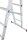 KRAUSE Vielzweckleiter CORDA silber 2x 6 Sprossen, H: 168,0 cm