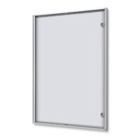 Showdown® Displays Schaukasten Economy XS silber 9x DIN A4 71,1 x 2,6 x 96,3 cm, 1 St.