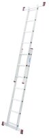KRAUSE Vielzweckleiter CORDA silber 2x 7 Sprossen, H:...