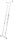 KRAUSE Vielzweckleiter CORDA silber 2x 7 Sprossen, H: 200,0 cm