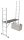 KRAUSE Vielzweckleiter CORDA silber 2x 7 Sprossen, H: 200,0 cm