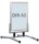 FRANKEN Kundenstopper Outdoor Plus silber DIN A1 2 Fächer 73,0 x 105,0 x 115,0 cm, 1 St.