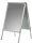FRANKEN Kundenstopper Standard silber DIN A2 2 Fächer 47,0 x 67,0 x 96,0 cm, 1 St.