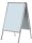 FRANKEN Kundenstopper Standard silber DIN A2 2 Fächer 47,0 x 67,0 x 96,0 cm, 1 St.