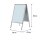 FRANKEN Kundenstopper Standard silber DIN A2 2 Fächer 47,0 x 67,0 x 96,0 cm, 1 St.